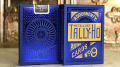 Tally-Ho MetalLuxe (Blue/Circle) Playing Cards by US Playing Cards